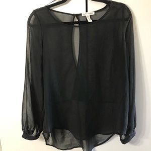 Forever 21 sheer blouse